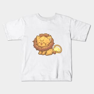 Zodiac Leo - Astrology Horoscope Cat Kids T-Shirt